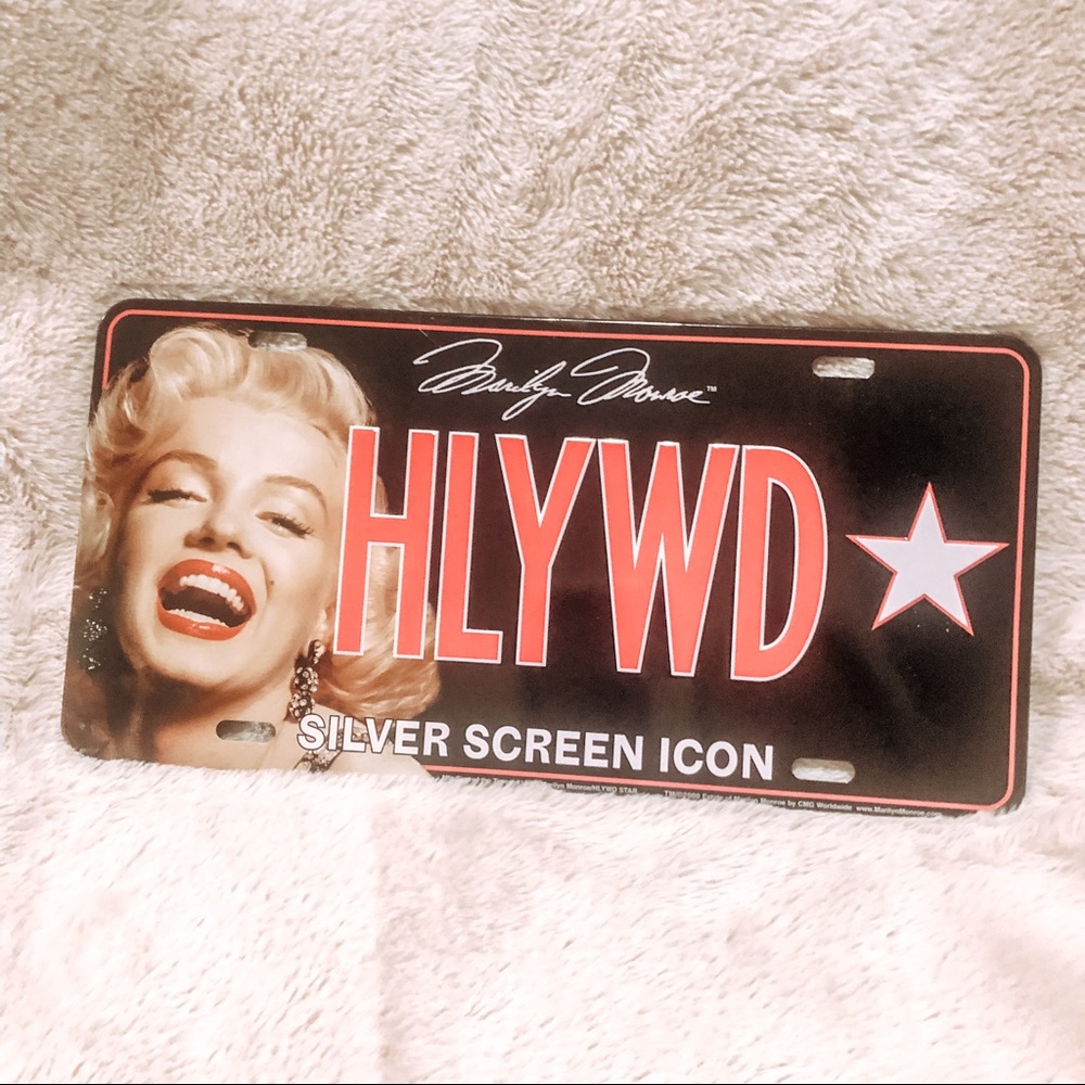 Marilyn Monroe Memorabilia (License Plate)